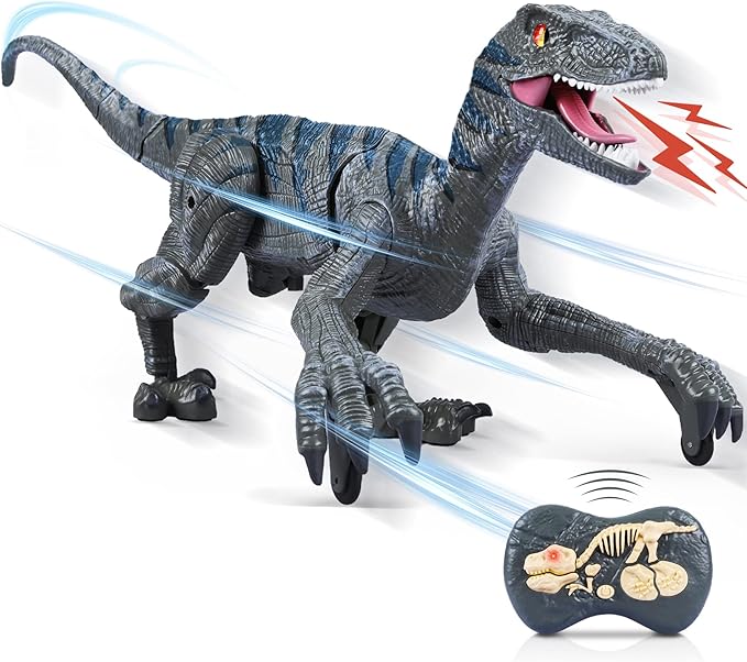 🔥VELOCIRAPTOR PRO🦖 - "Camina, ruge y conquista el jurásico 🌋" +  ENVÍO GRATIS 🚚💥