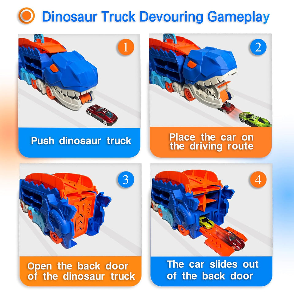 🔥DINO TRANSPORTE 🦖 – “Carga, se transforma y domina la aventura jurásica 🚗🌋” + ENVÍO GRATIS 🚚💥