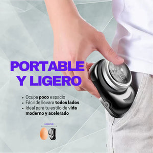 OFERTA! ... PACK X2 UNDS. MINI RASURADORA ELÉCTRICA PORTÁTIL (MINI SHAVER)- Recargable